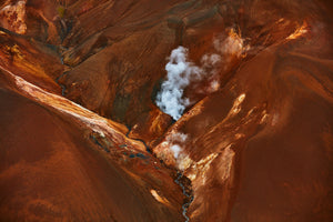 Steam, Iceland, Horizontal Print