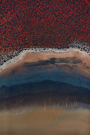 Blue Sand, Shark Bay, Vertical Print