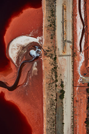 Chemical Spill, Western Australia, Vertical Print