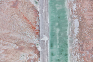 Verdigris, Great Salt Lake, Horizontal Print