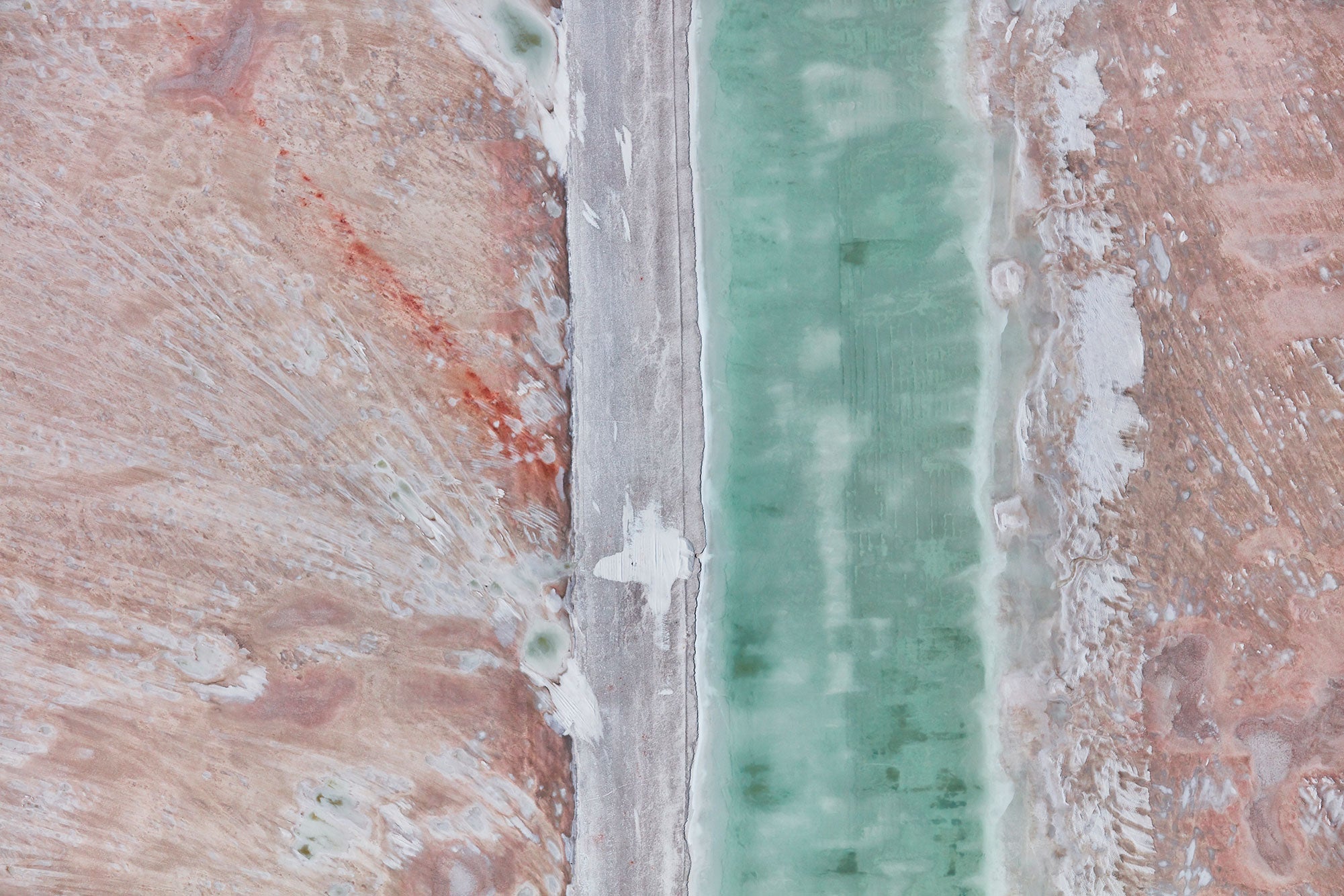 Verdigris, Great Salt Lake, Horizontal Print