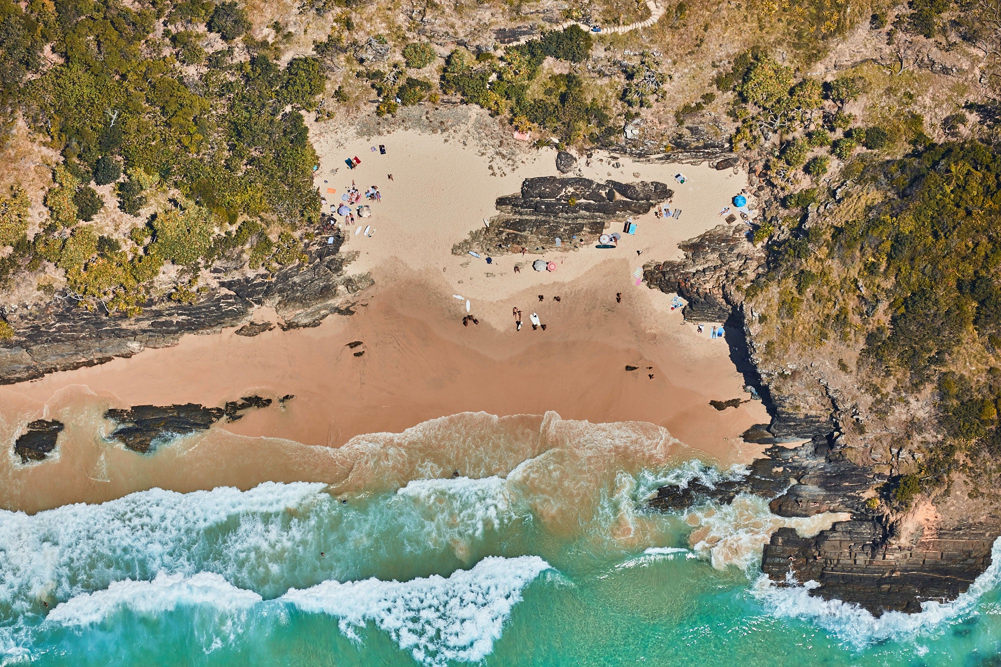 Oar Beach, Byron Bay, Horizontal Print