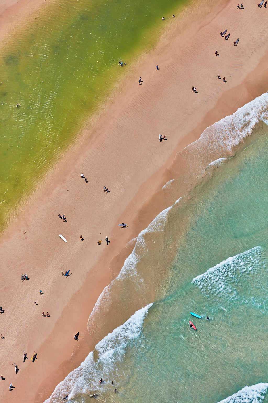 The Pass, Byron Bay, Vertical Print