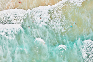 Ocean Swimmers, Byron Bay, Horizontal Print