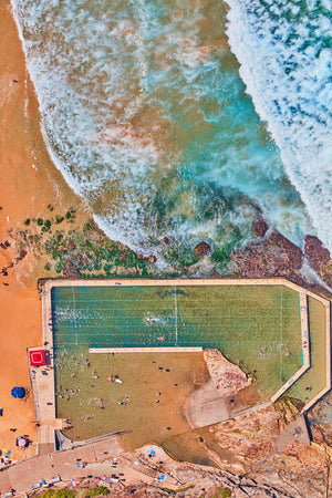 Curl Curl Pool, Vertical Print