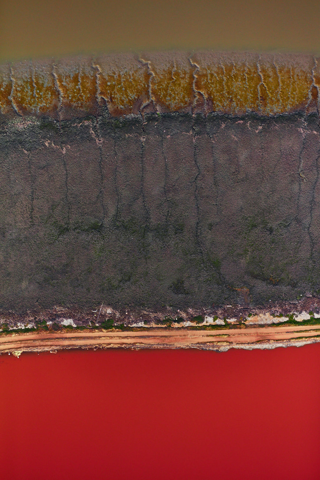 Aerial photography from a doorless R22 helicopter over the San Francisco Bay Cargill Salt Ponds. Limited & open edition fine art prints available for purchase. 