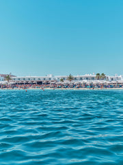 Ornos Beach, Greece, Vertical Print