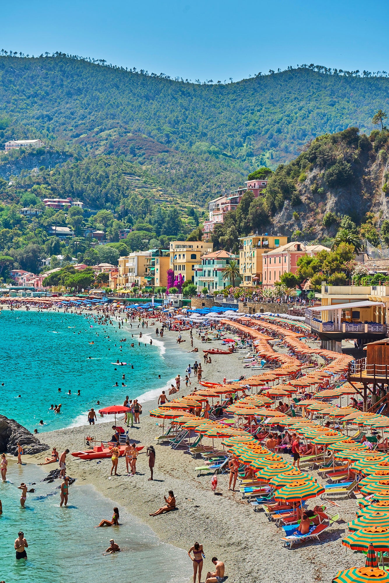 Monterosso al Mare, Cinque Terre, Vertical Print