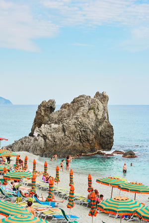 Monterosso Rock, Cinque Terre, Vertical Print