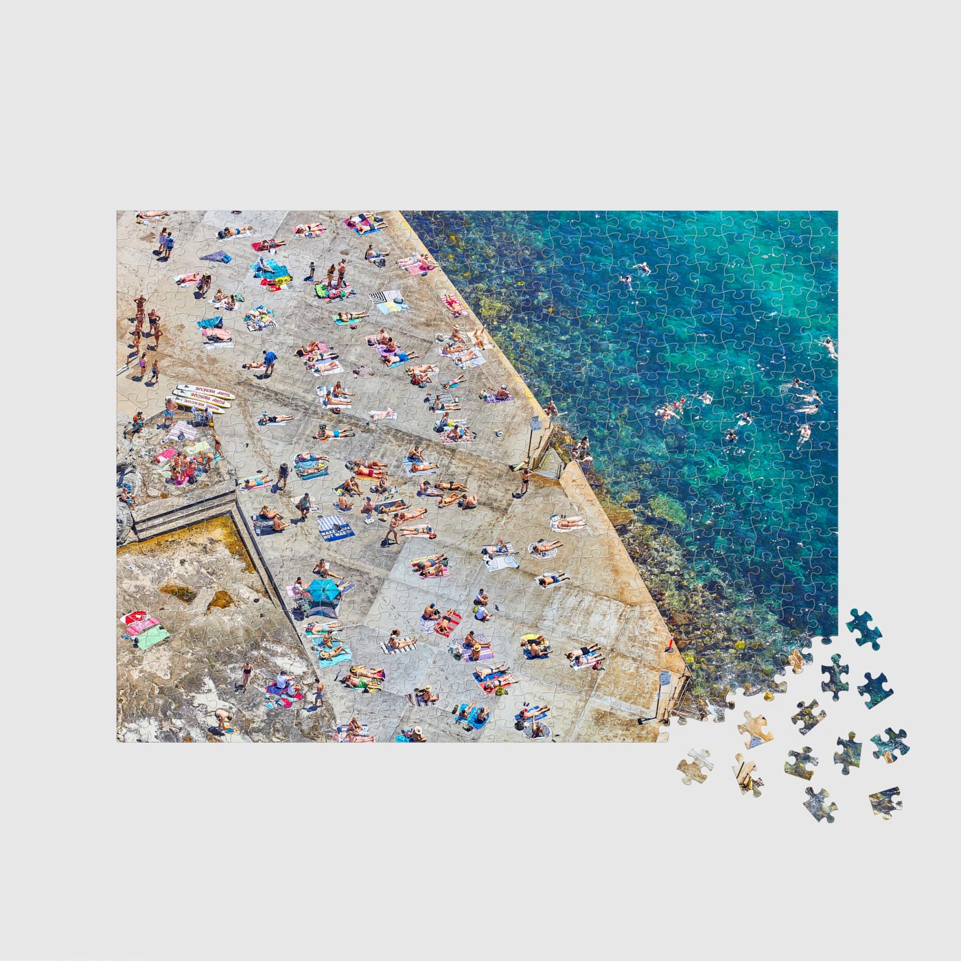 Clovelly Beach Jigsaw Puzzle