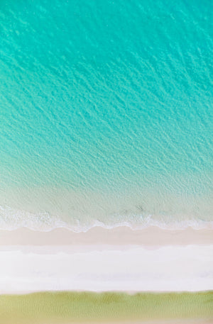 Layers, Whitehaven Beach, Vertical Print