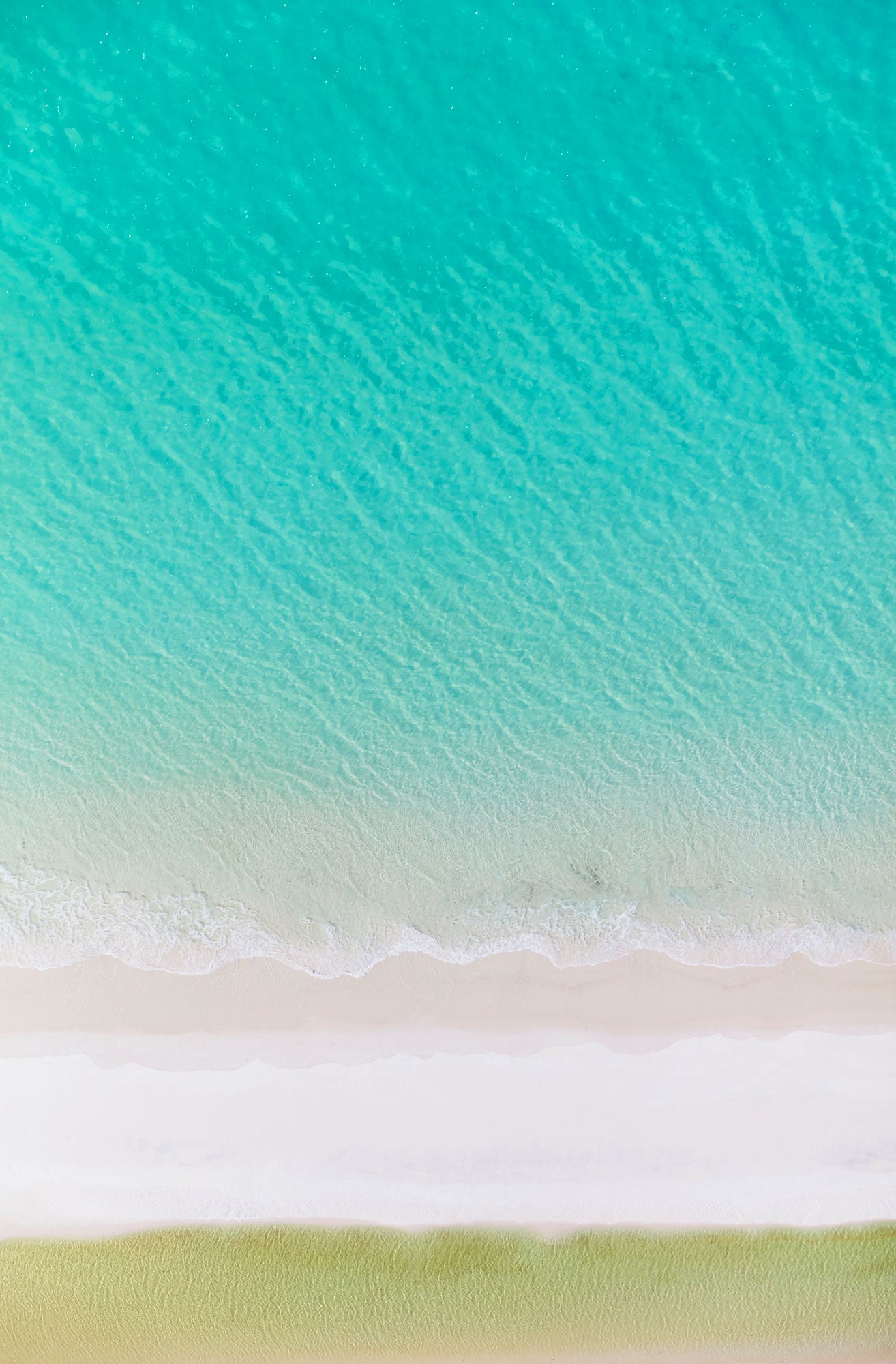 Layers, Whitehaven Beach, Vertical Print