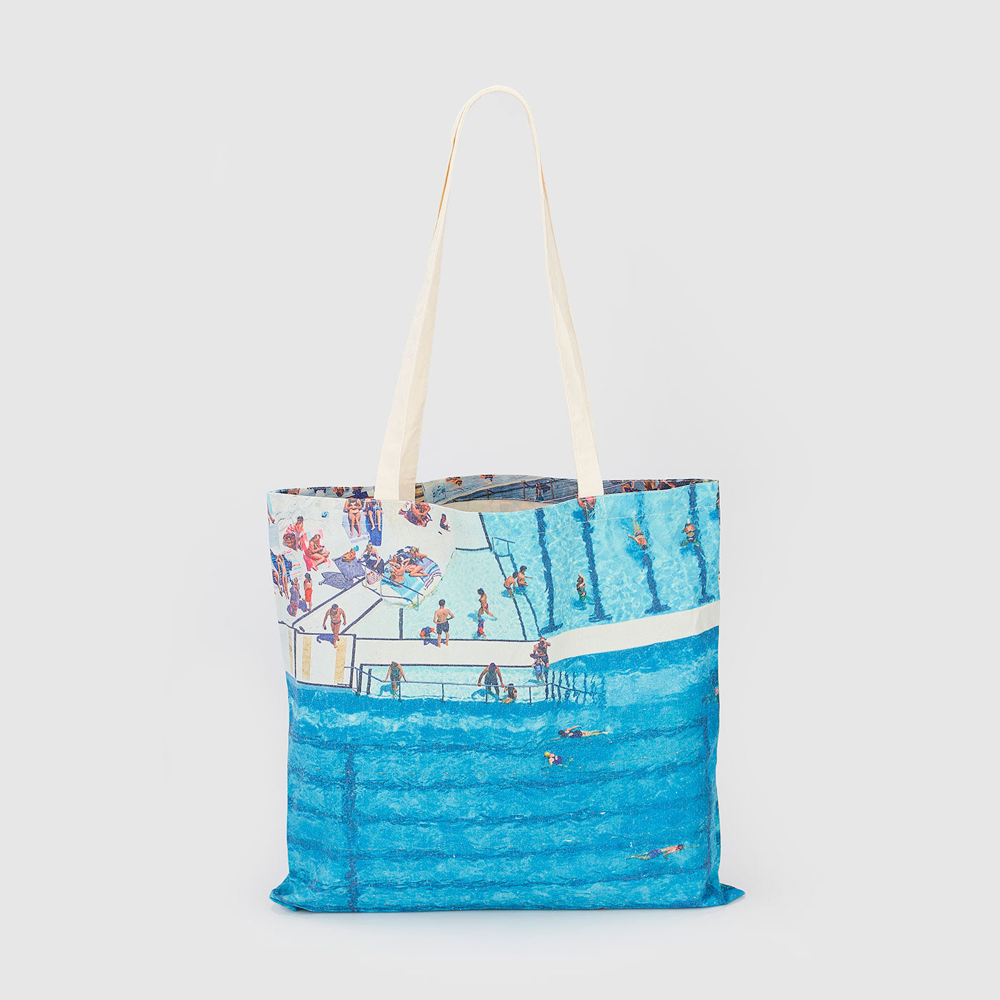 Bondi Swimmers Canvas Tote Bag